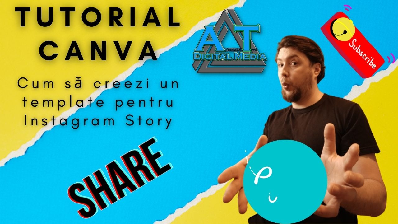 Tutorial Canva - Cum să creezi un template pentru Instagram story